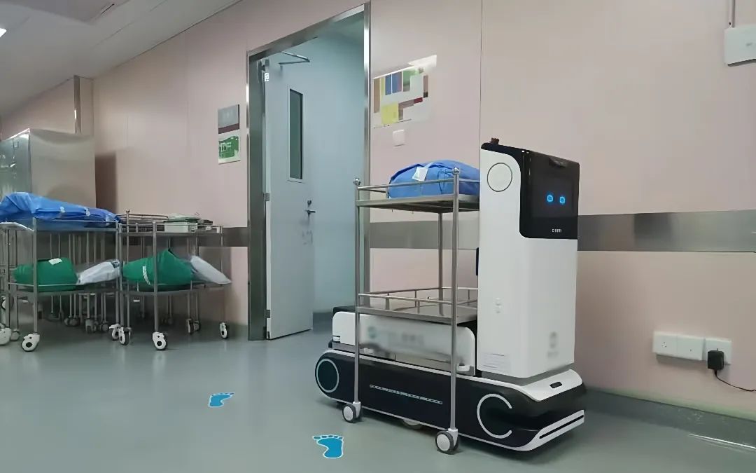 中山一院物流配送机器人项目上榜广东省省级场景案例
