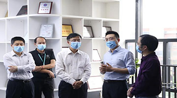 聚焦赛特 | 广州市科技局局长王桂林一行莅临赛特智能考察调研